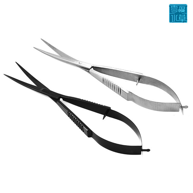 High-quality aquarium spring scissors, stainless steel spring scissors,  used to beautify and trim aquatic fish tank supplies - AliExpress